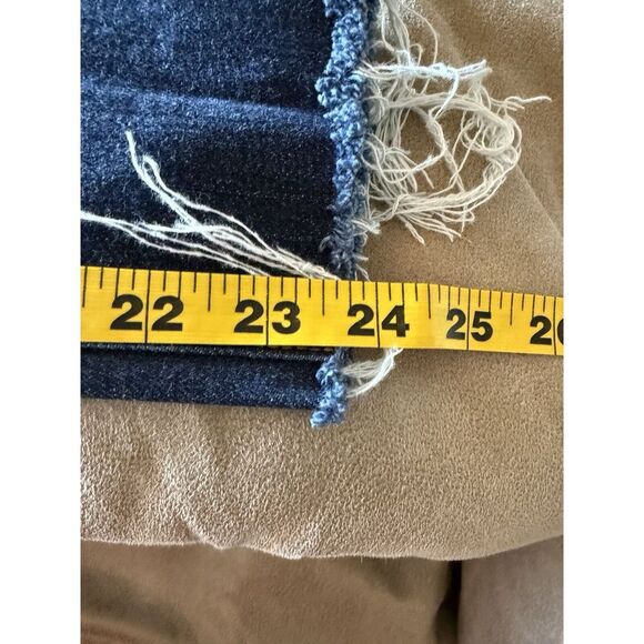 Talbots Womens Capris Raw Edge 30x24 Blue Jeans Denim - Picture 6 of 6